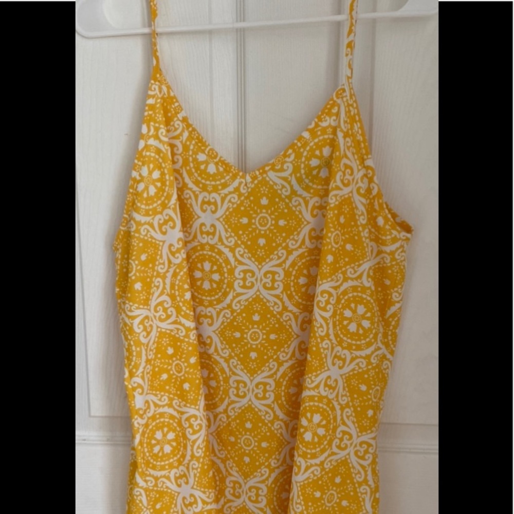 Yellow Boho Tank